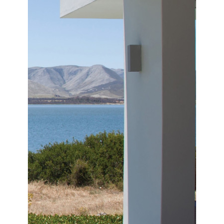 аплик, външна лампа E254 OUTDOOR SCONCE LAMP 2X4W CEMENT LUMENS LED - Изображение 2
