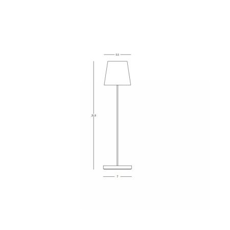 настолна лампа, външна лампа E369 OUTDOOR PORTABLE TABLE LIGHT 1,5W 3000K ALUMI - Изображение 4