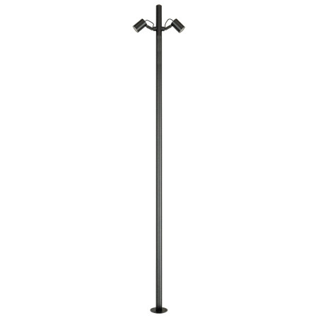 външна лампа E405 OUTDOOR LAMP POST LED 17W 3000K BLACK ALUMINI