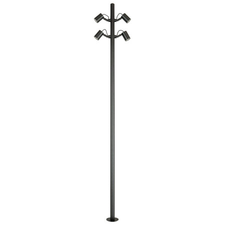 външна лампа E406 OUTDOOR LAMP POST LED 35W 3000K BLACK ALUMINI