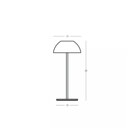 настолна лампа, външна лампа E487 OUTDOOR PORTABLE TABLE LAMP LED 2W 2700K TOUC - Изображение 3