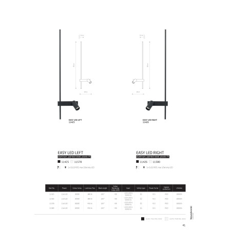 аплик 11578 EASY LED WHITE LEFT - Изображение 7