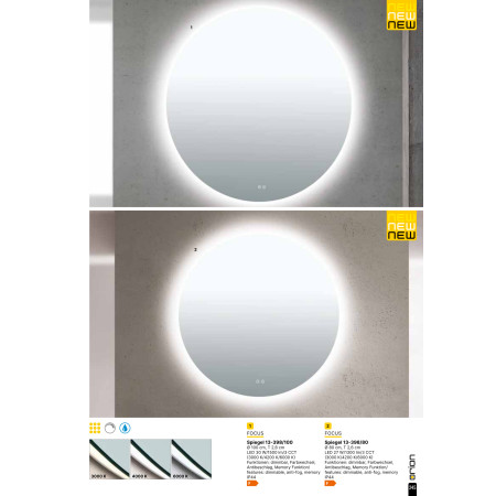аплик Spiegel 13-398/80 (LED27W/1300lm/3CCT) - Изображение 7