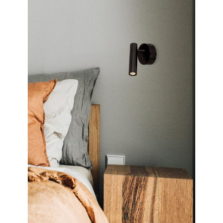аплик H48-B SCONCE LED 3W METAL BLACK 3000K - Изображение 1