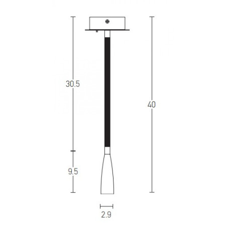 аплик H63 SCONCE LED 3W METAL BRUSHED BRASS - Изображение 2