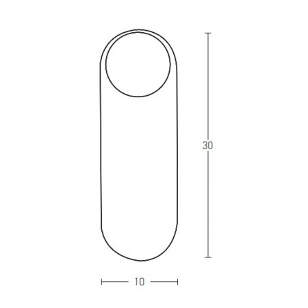 аплик H64-B SCONCE LAMP G9 MAX 9W BLACK - Изображение 1