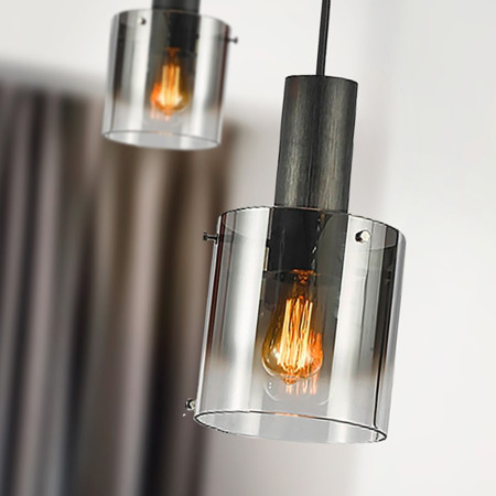 пендел 12809 I3 - VENIZE - LAMP 1L BLACK-SMOKE - Изображение 2