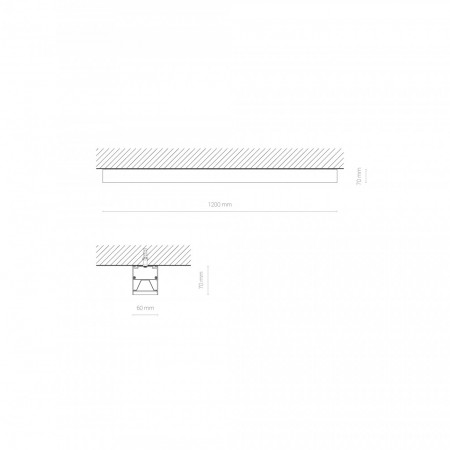 плафон 10208 .CL OFFICE PRO LED 120 BLACK 3000K IP20 - Изображение 2