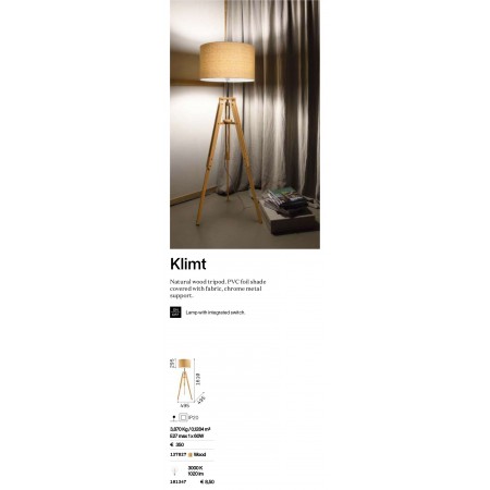 лампион / правостояща лампа KLIMT PT1 - Изображение 3