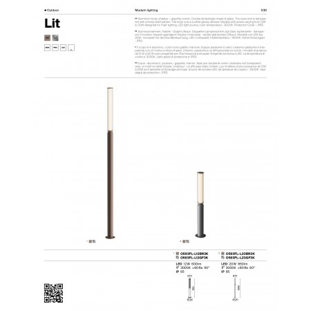 външна лампа O593FL-L12GF3K - Изображение 11