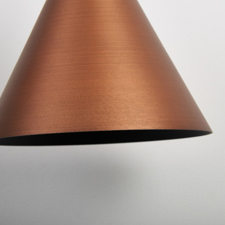 пендел 9450 Copper LED Pendant 10W 18 cm - Triac Dimmer CONO - Изображение 3