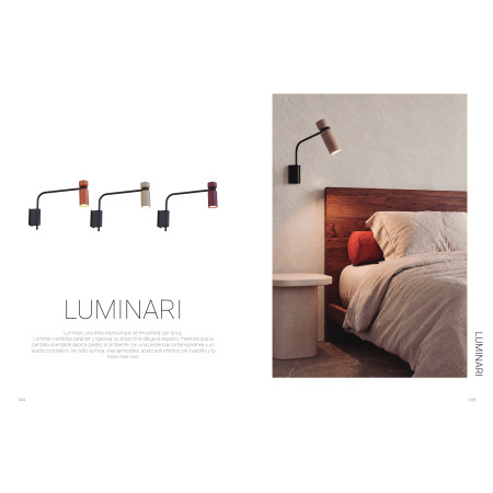 аплик 9859 Aplique GU10 Negro+Burdeos Luminari - Изображение 7