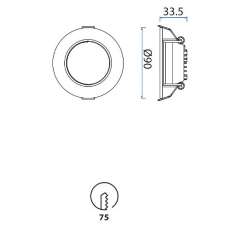 луничка / луна 9247 White 6W 2700K-3200K-4000K 520lm NASAO - Изображение 3