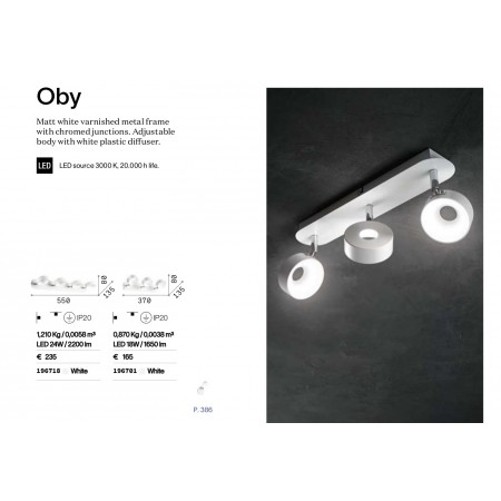 плафон, спот лампа OBY PL4 - Изображение 2