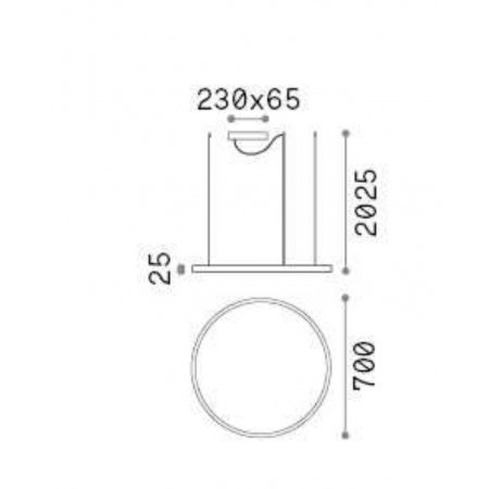 полилей ORACLE SLIM SP D070 ROUND 2700K ON-OFF WH - Изображение 1
