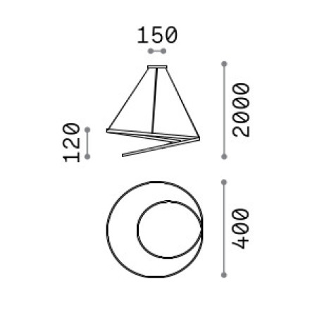 полилей OZ SP D040 ON-OFF OTTONE 3000K - Изображение 1