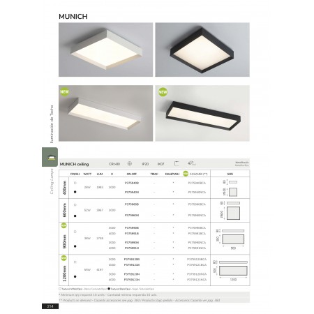 плафон P3759120B (Ceiling lamp/120cm LED 3000K White) - Изображение 4