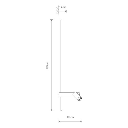 аплик 11578 EASY LED WHITE LEFT - Изображение 6