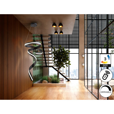 полилей 227513 AMARA - VERTICAL LAMP - MATT BLACK - Изображение 2