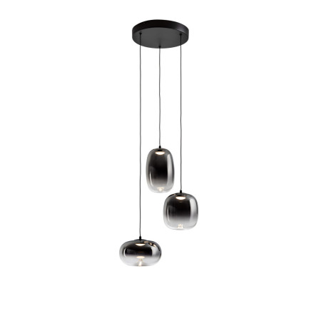 полилей 314213 ONICE - LAMP 3L BLACK-SMOKE D30