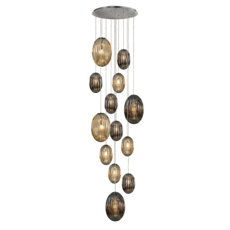 полилей 752459G OVILA· 13L LAMP. SMOKE, COGNAC
