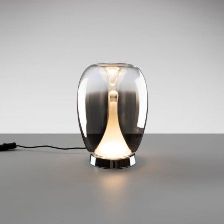настолна лампа 724319 SUSPIRO - CHROME-SMOKY TABLE LAMP - Изображение 2