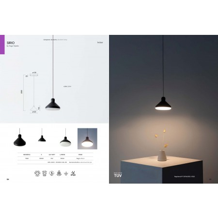 пендел 7310 8W/3000K Negro - Изображение 8