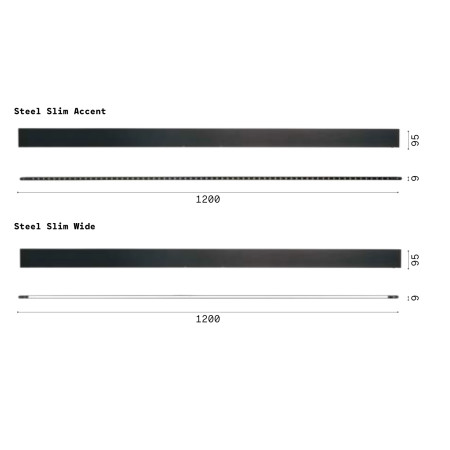 полилей STEEL SLIM ACCENT 1200 MM 3000K BK - Изображение 3