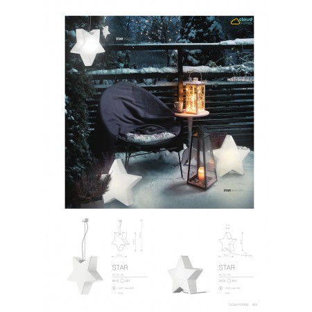 лампион / правостояща лампа, външна лампа 9426 STAR - Изображение 4