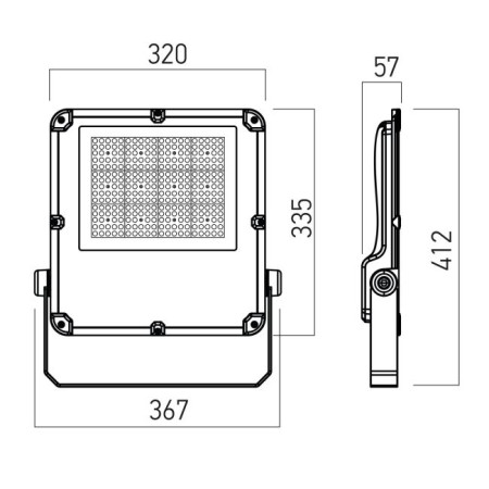 външна лампа FDI13NW90 DG - Изображение 3