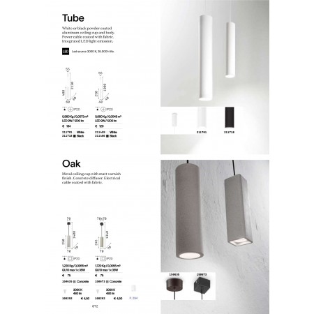 пендел TUBE SP D4 NERO - Изображение 2
