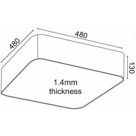 плафон V28LEDC48WH - Изображение 1
