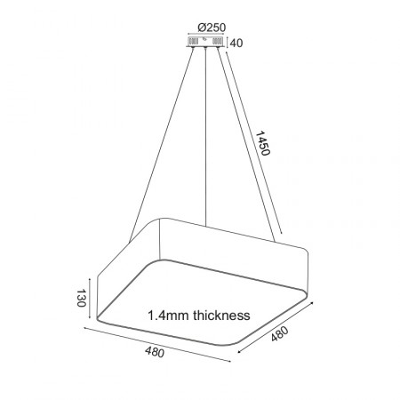 пендел V28LEDP48WH - Изображение 1