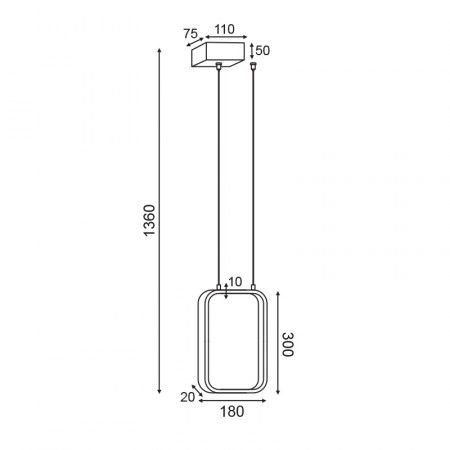 пендел V30LEDP18WH - Изображение 2