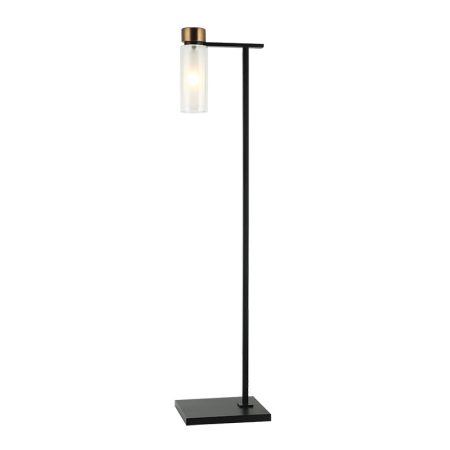 лампион / правостояща лампа 22136 FLOOR LAMP E14 MAX 8W BLACK-ANTIQUE BRASS