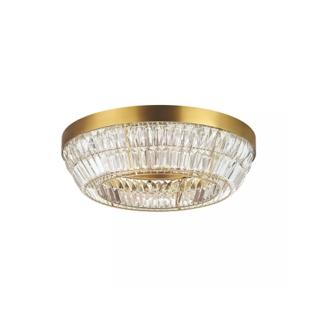 плафон 23047 38W 3000K METAL-CRYSTAL ANTIQUE BRASSA