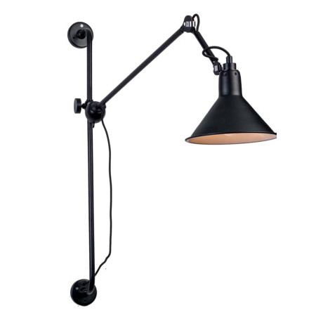 аплик 19218 SCONCE LAMP E27 MAX 40W METAL BLACK-WHITE