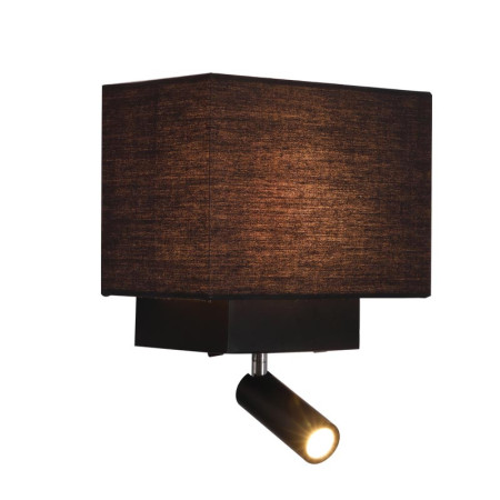 аплик H59 SCONCE LED 3W+E27 MAX 40W METAL BLACK