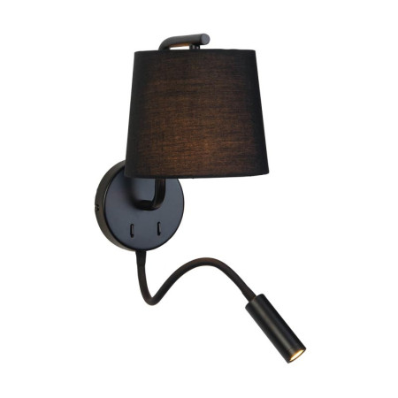 аплик H57 SCONCE LED 3W+E27 MAX 40W METAL BLACK