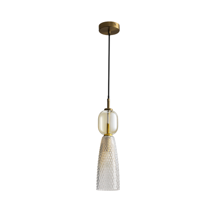 пендел 23008 E14 MAX 40W METAL-GLASS ANTIQUE BRASS A