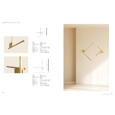 аплик 23105 SCONCE LED LIGHT 24W 3000K ALUMINIUM-SILICO - Изображение 4
