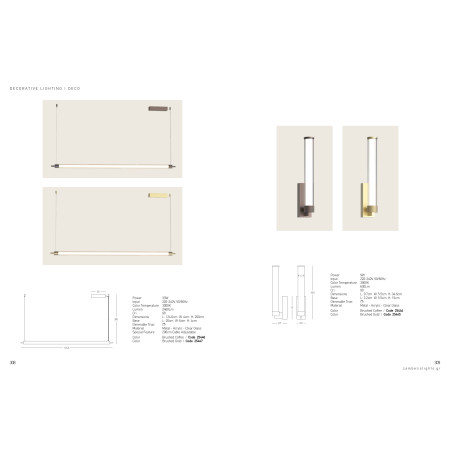полилей 25447 33W 3000K TRIAC BRUSHED GOLD - Изображение 2