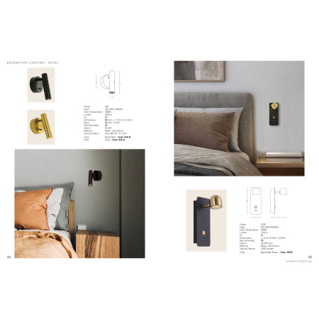 аплик H48-G SCONCE LED 3W METAL COLD - Изображение 2