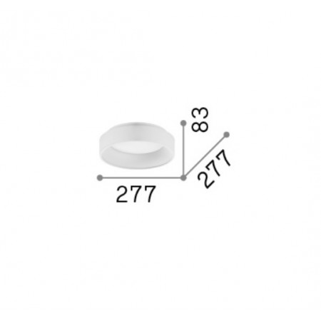 плафон ZIGGY PL D30 BIANCO - Изображение 2